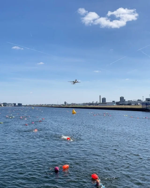 This multi-distance swim event is sensational! I was bag carrier as not fit, but will defo join again. The was car full of Toe In swimmers all majestic in the water and the best company 👏🏼 😎🏊🏻‍♀️✈️ #dock2dock #nowca #openwaterswimmer #swimcoaching #toeinswim